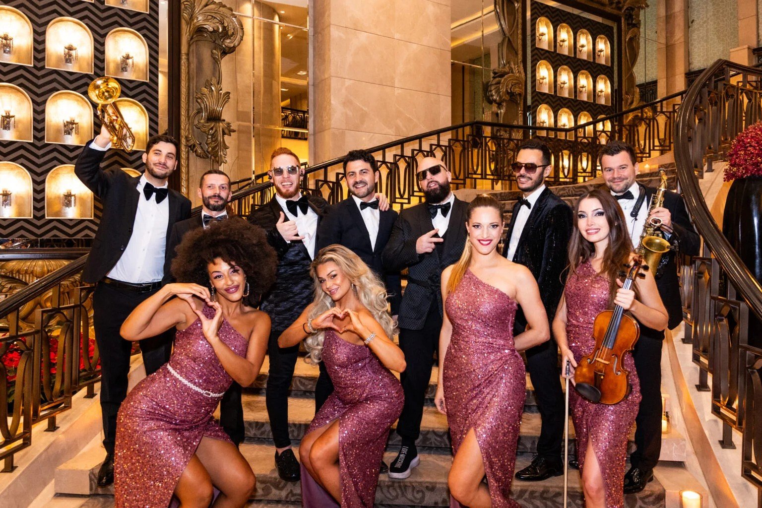 The Luxury Showband for Iconic Weddings and Private Celebrations Worldwide