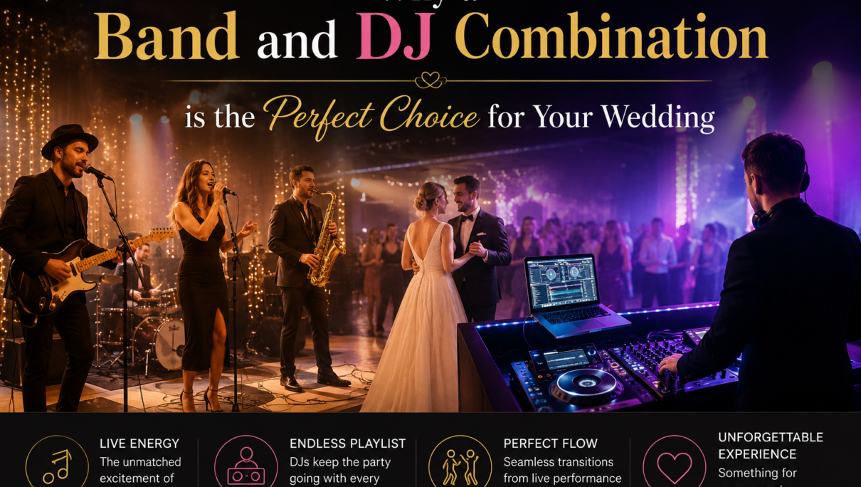 Why a Band and DJ Combination is the Perfect Choice for Your Wedding